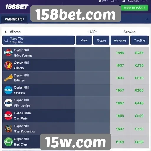 Comparativo entre 158bet e concorrentes