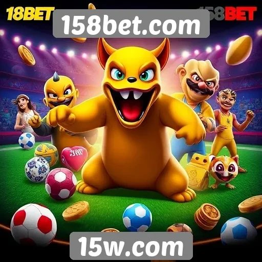Diversidade de jogos disponíveis no 158bet.com